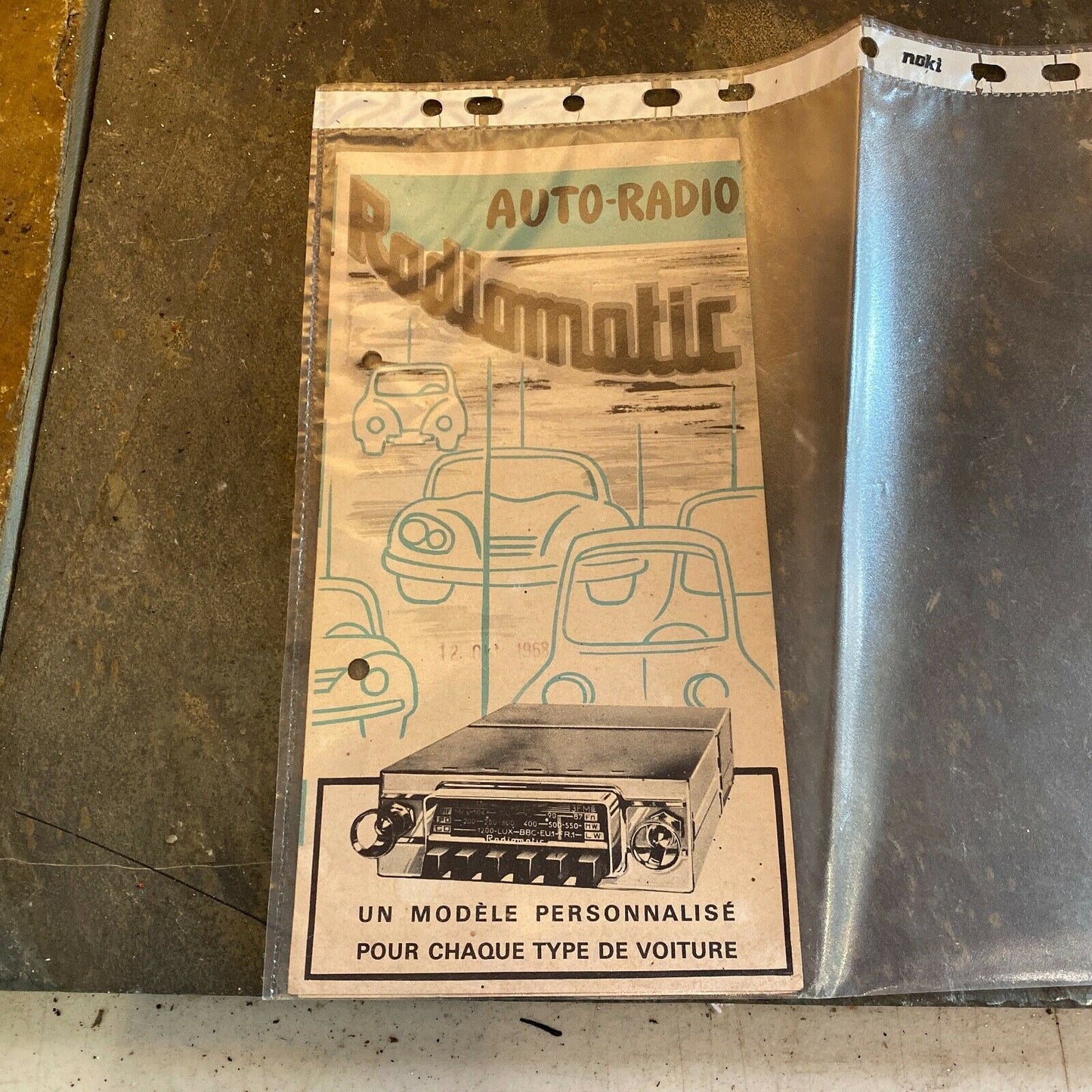 VINTAGE RADIOMATIC CARD STAND - NEW OLD STOCK #04014 image 7