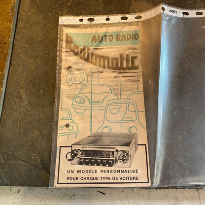 VINTAGE RADIOMATIC CARD STAND - NEW OLD STOCK #04014 image 7