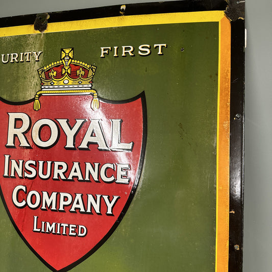 ROYAL INSURANCE  ENAMEL SIGN #08403 image 1