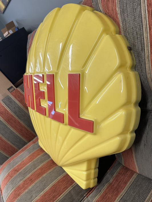 SHELL PLASTIC SIGN  #08687 image 1
