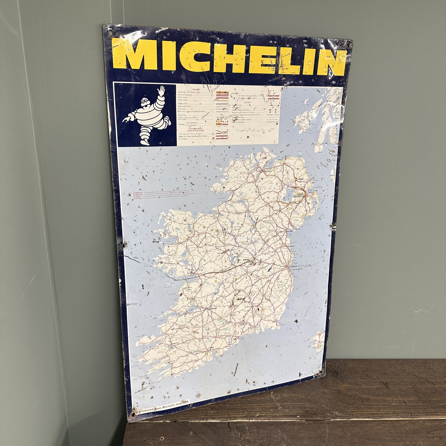 MICHELIN MAP SIGN #08270 image 1