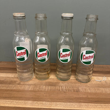 SET OF FOUR CASTROL OIL BOTTLES  #08558 image 0