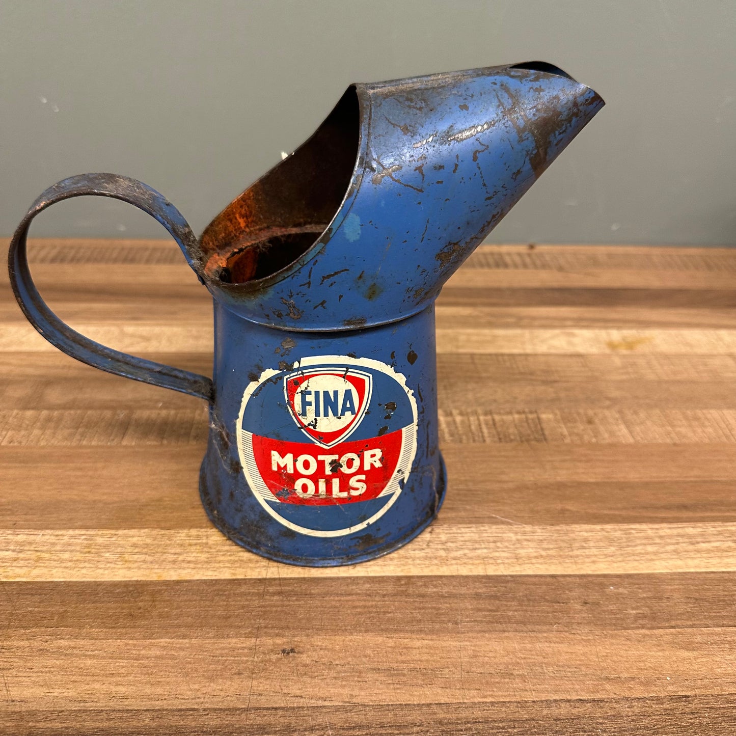 FINA MOTOR OILS OIL JUG  #08461 image 0