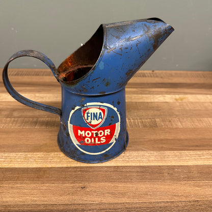 FINA MOTOR OILS OIL JUG  #08461 image 0