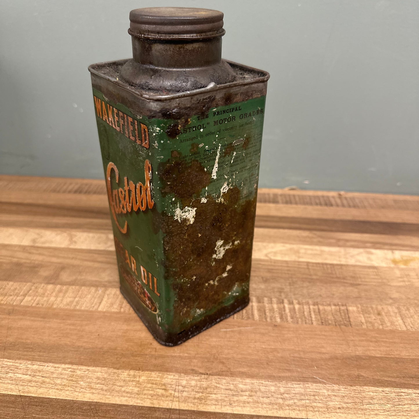 CASTROL GEAR OIL CAN #08498 image 3