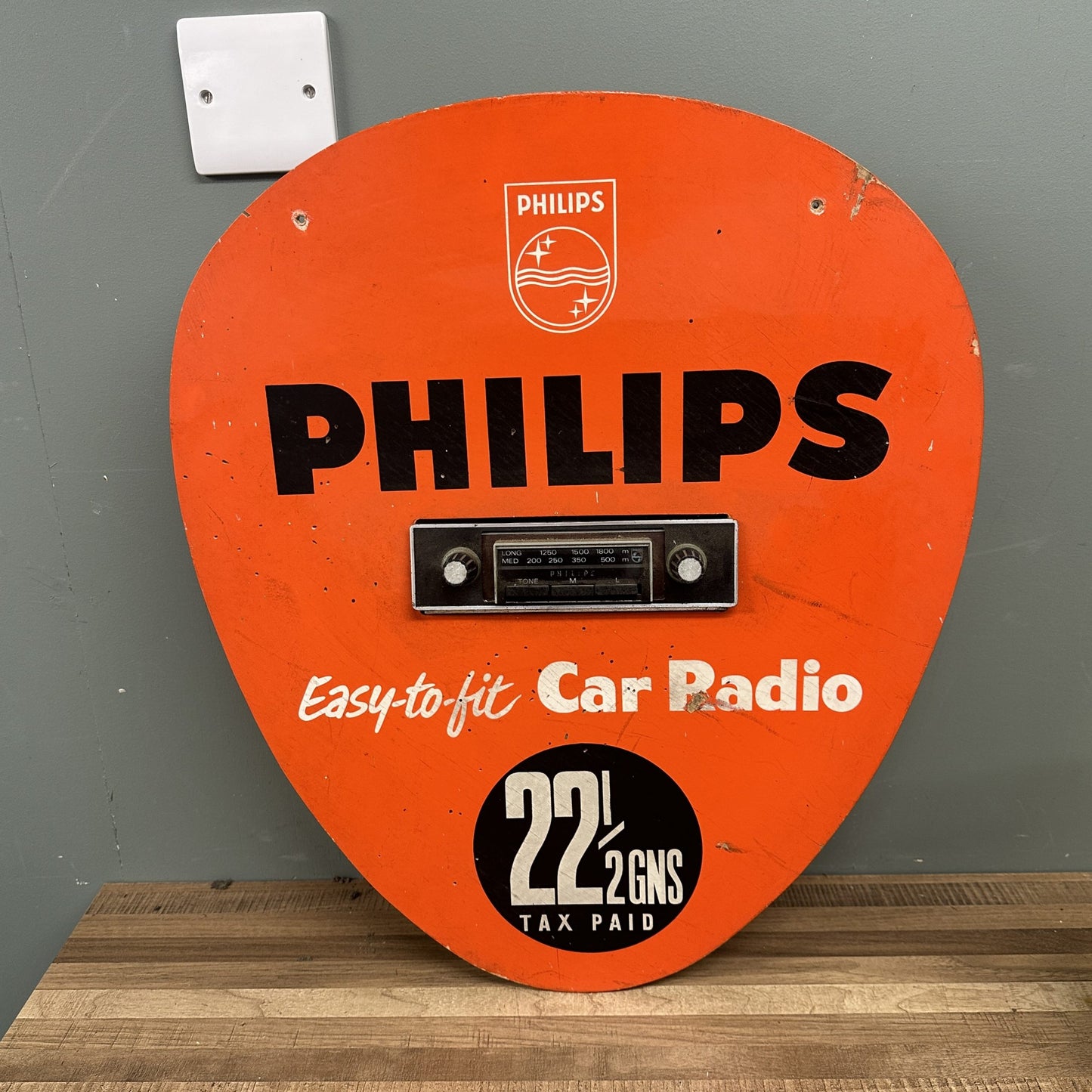 PHILIPS HARDBOARD SIGN #08552 image 0