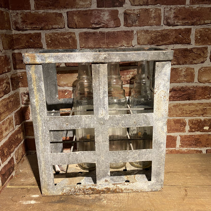 3 X QUART ESSO  OIL BOTTLES IN CRATE #05889 image 2