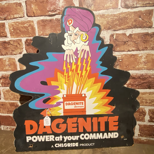 VINTAGE HARDBOARD SIGN - DAGENITE - #5837 image 0
