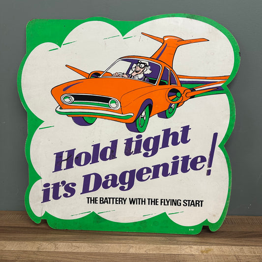 DAGENITE BATTERIES HARDBOARD SIGN #08487 image 0