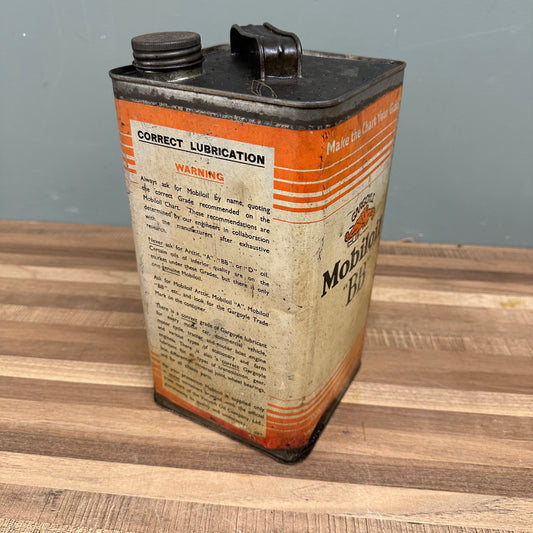 MOBILOIL "BB" OIL CAN   #08452 image 1