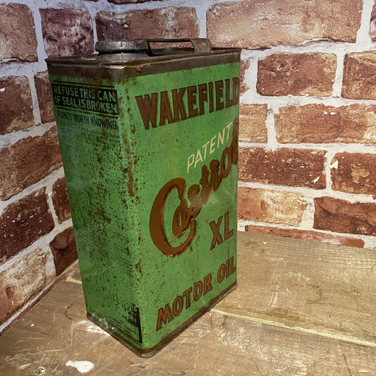 WAKEFIELD CASTROL MOTOR OIL 1 GALLON CAN #5539 image 0