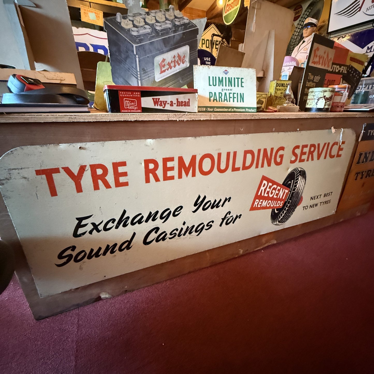 REGENT REMOULDING TIN SIGN  #09916 image 0