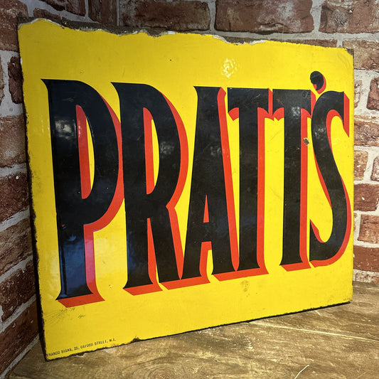 PRATT'S SIGN #07924 image 0