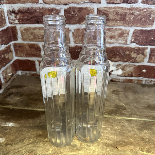 VINTAGE MOTOR OIL BOTTLE - 2 X BP ENERGOL OIL BOTTLE PINT #6315 image 1