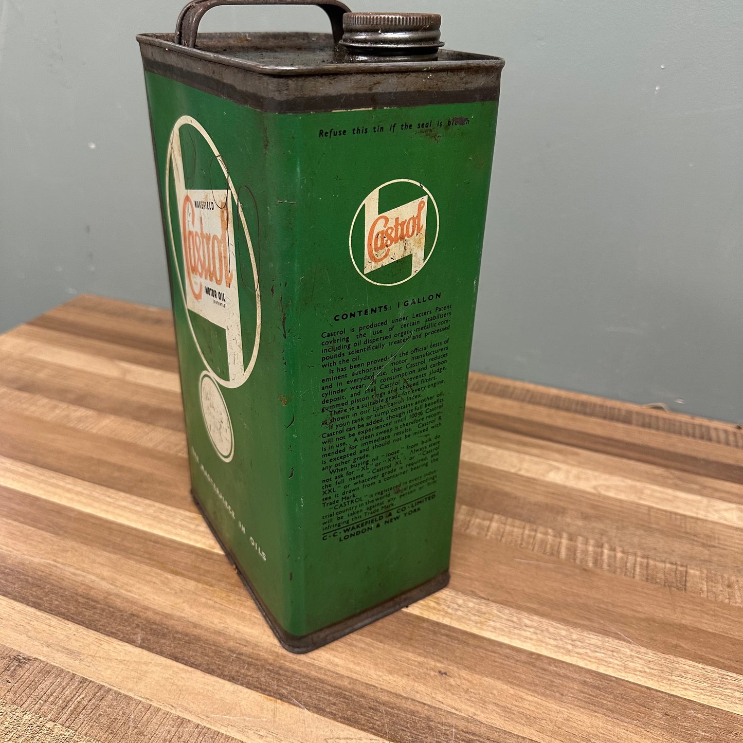 CASTROL OIL CAN   #08453 image 3