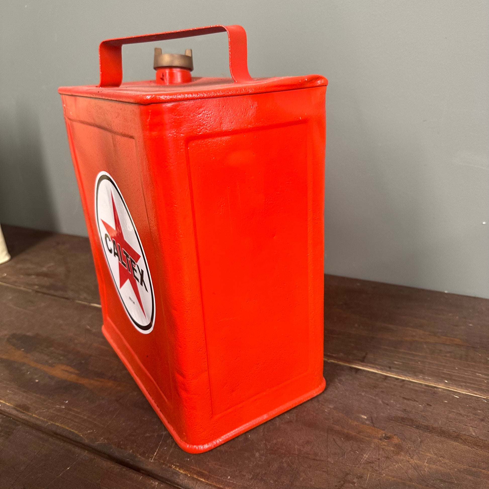 SET OF THREE VINTAGE PETROL CANS #08636 image 8