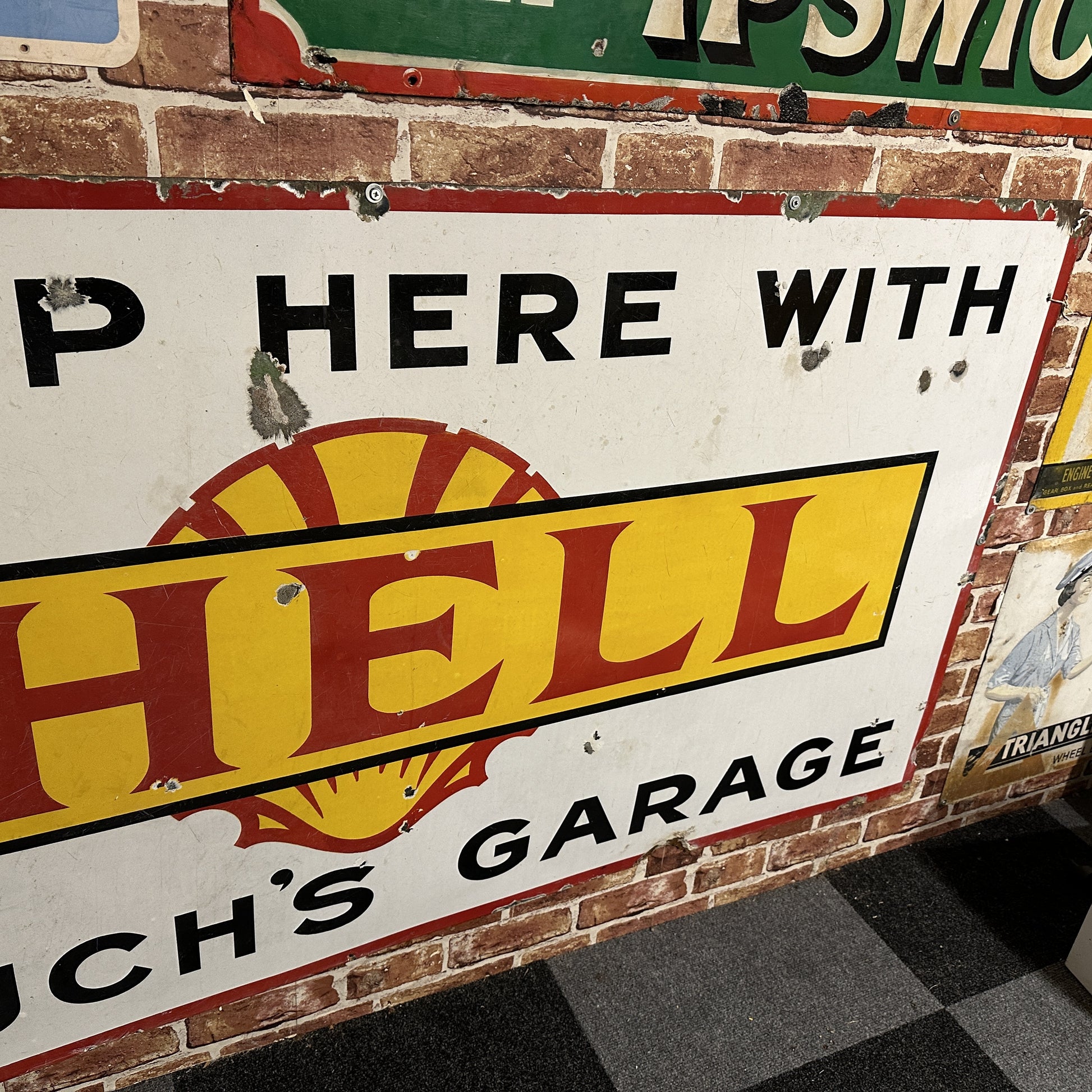 SHELL CROUCH'S GARAGE SIGN #7594 - SN313 image 2