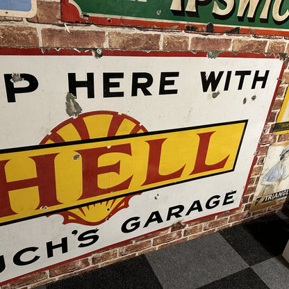 SHELL CROUCH'S GARAGE SIGN #7594 - SN313 image 2