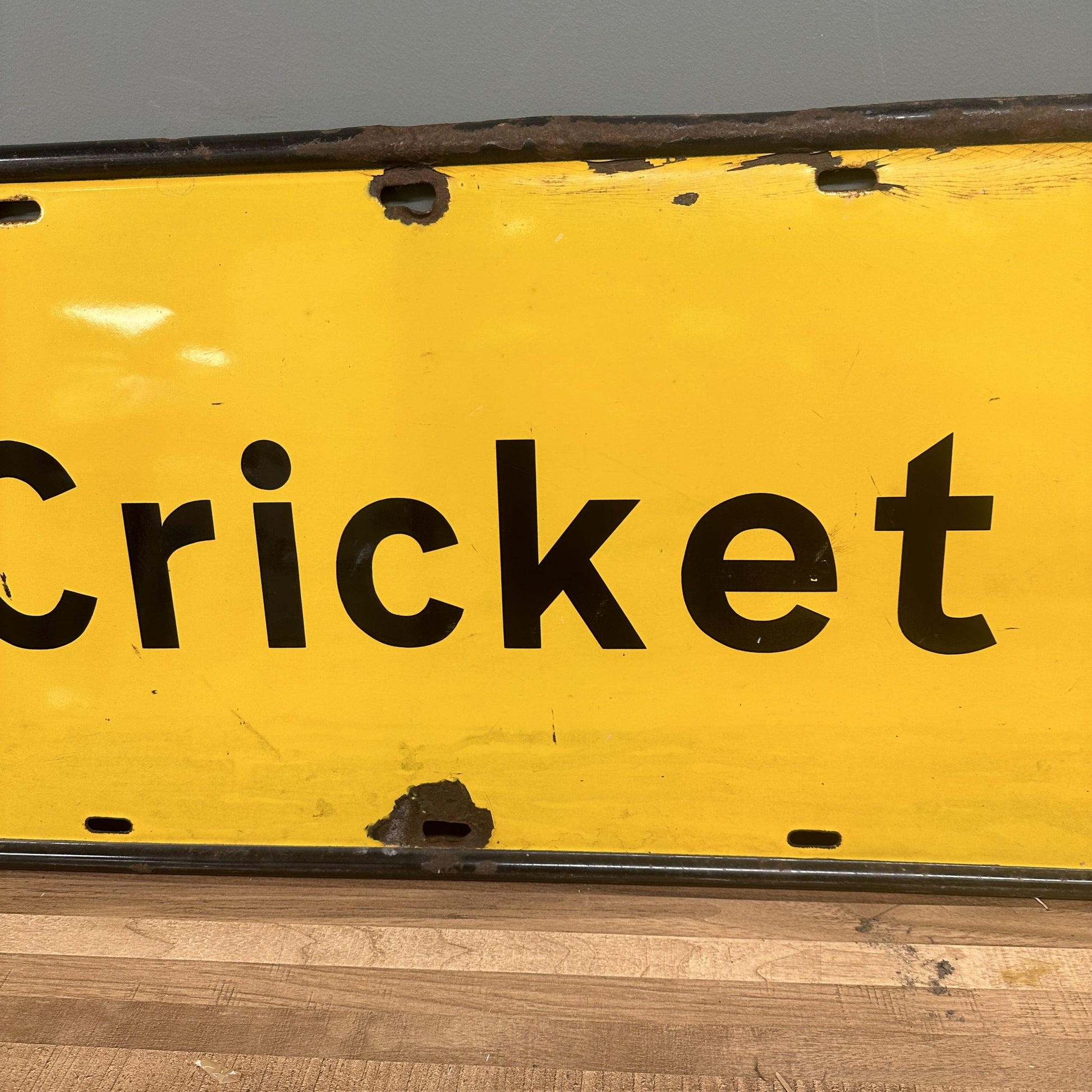 ENAMEL ROAD SIGN #08420 image 2
