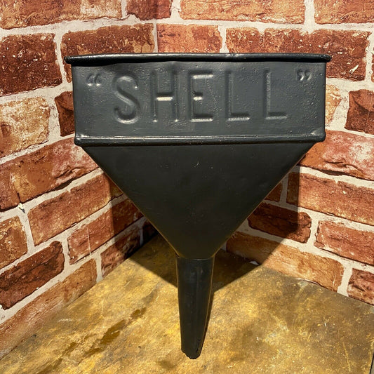 VINTAGE PETROL FUNNEL - SHELL- AUTOMOBILIA - #4431 image 0