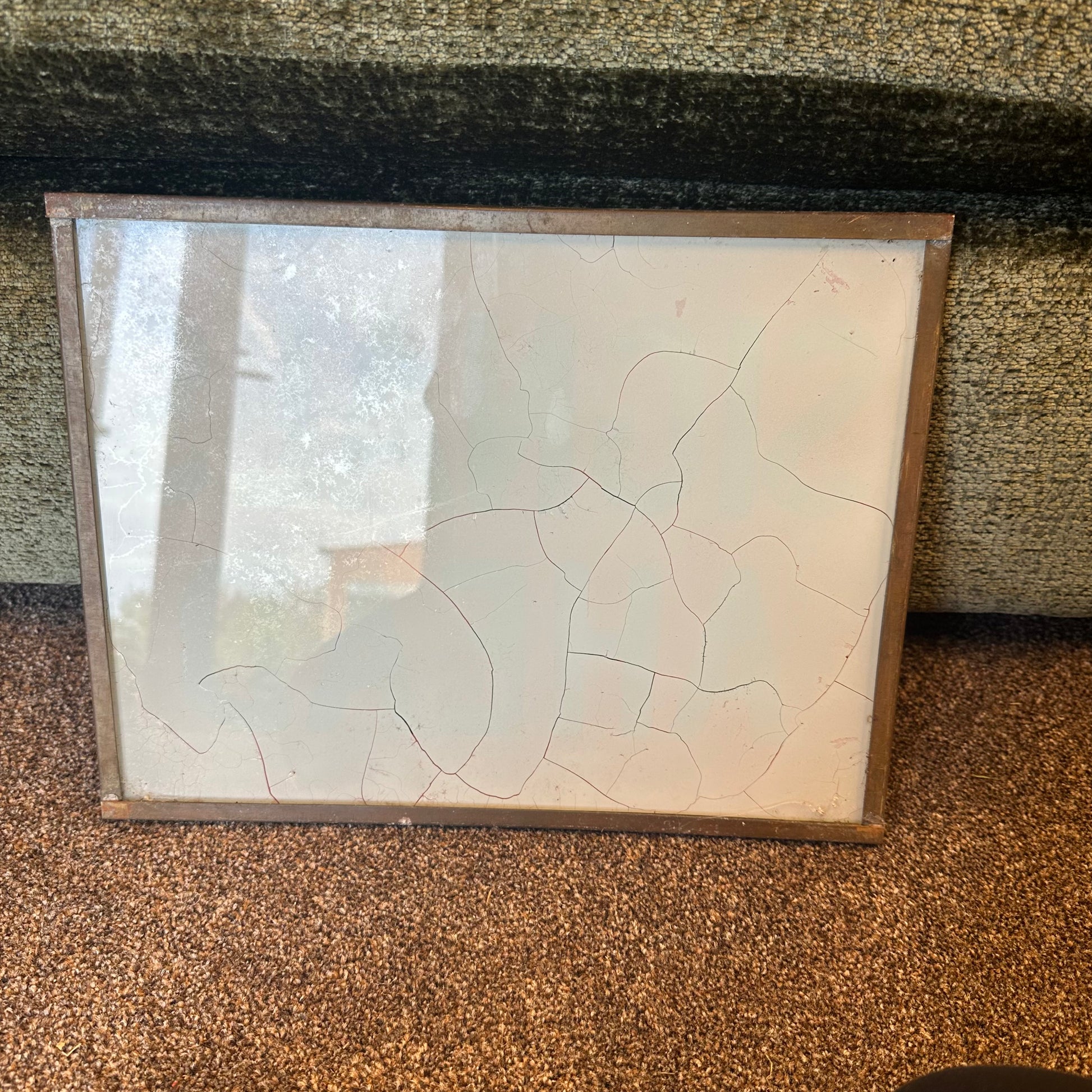 GLASS ROAD BOLLARD SIGN #08638 image 1