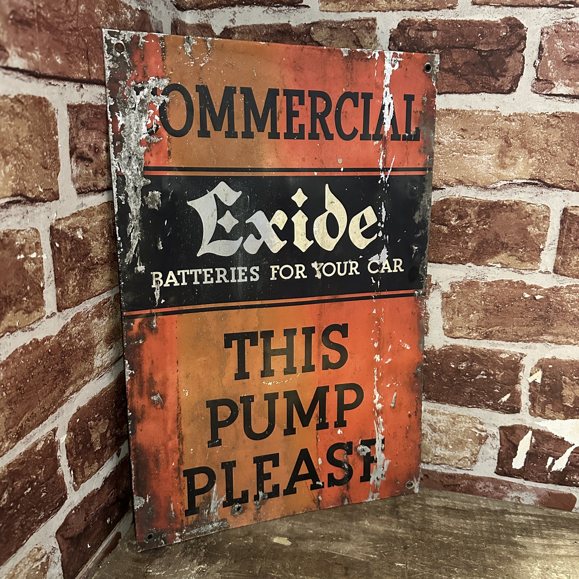 EXIDE SIGN #07872 image 0