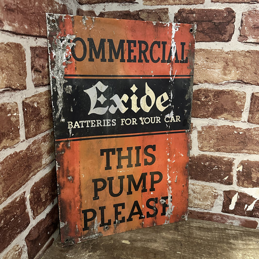 EXIDE SIGN #07872 image 0