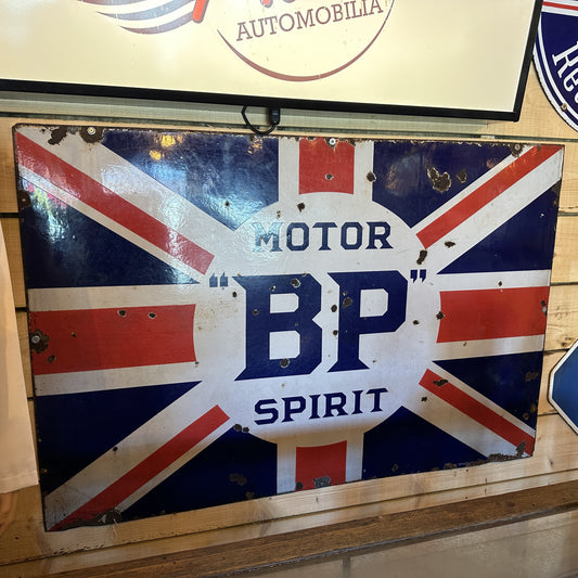 BP MOTOR SPIRIT UNION JACK SIGN #06298 image 0