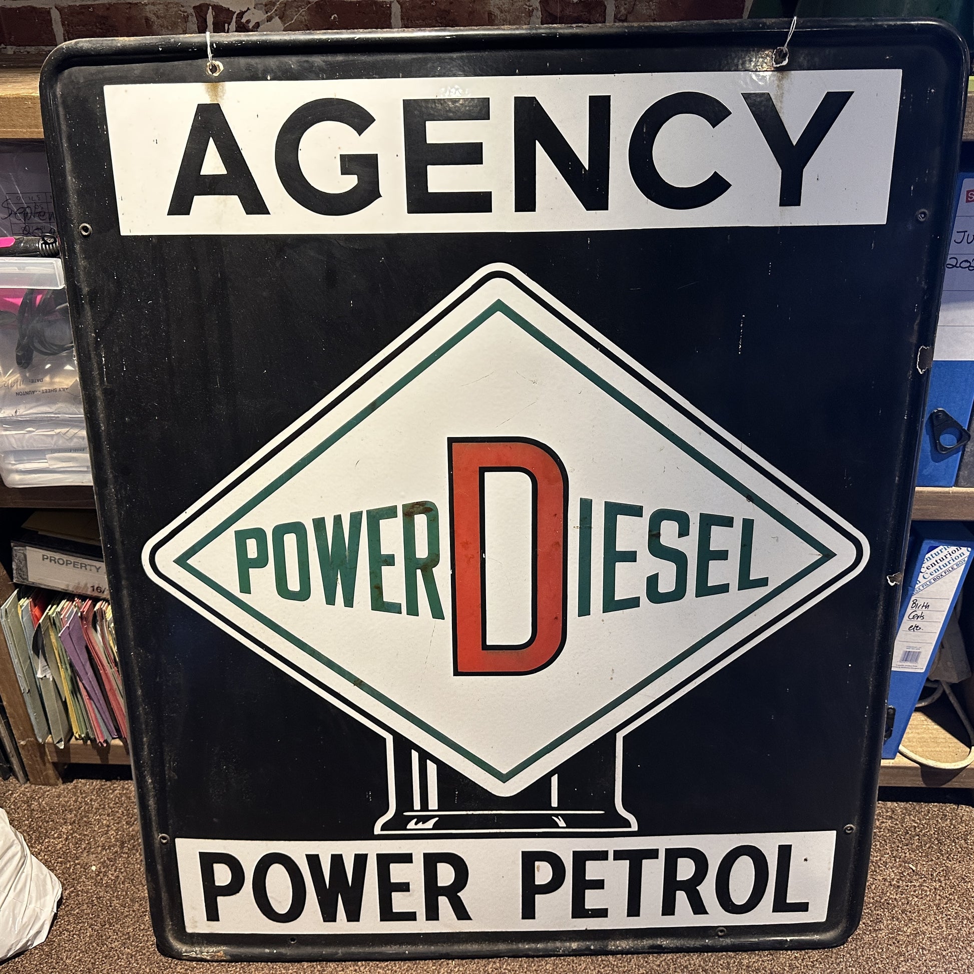 POWER DIESEL SIGN #7646 SN 329 image 0