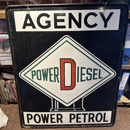 POWER DIESEL SIGN #7646 SN 329 image 0