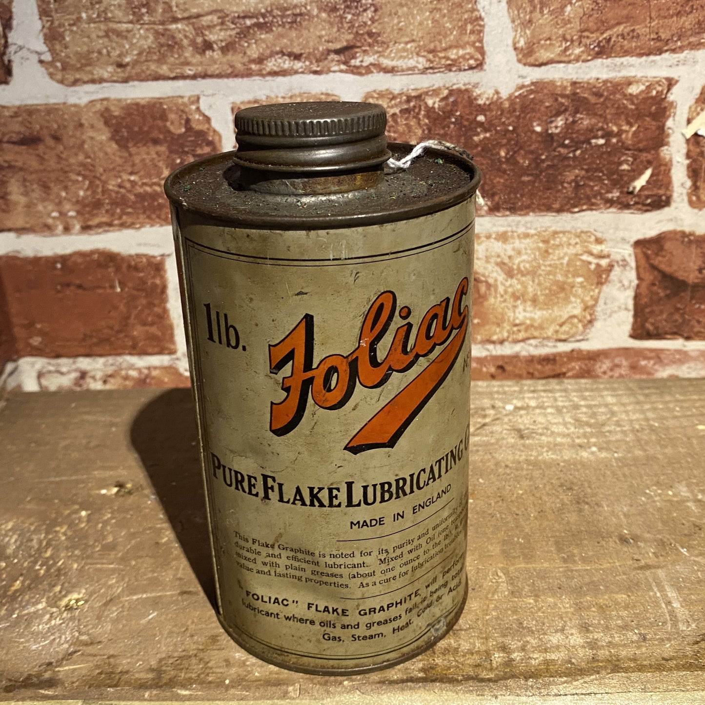 FOLIAC 1 LB GREASE CAN #5519 image 0