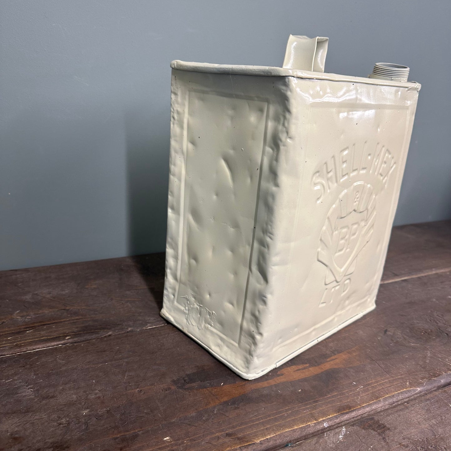 SET OF THREE VINTAGE PETROL CANS #08636 image 6