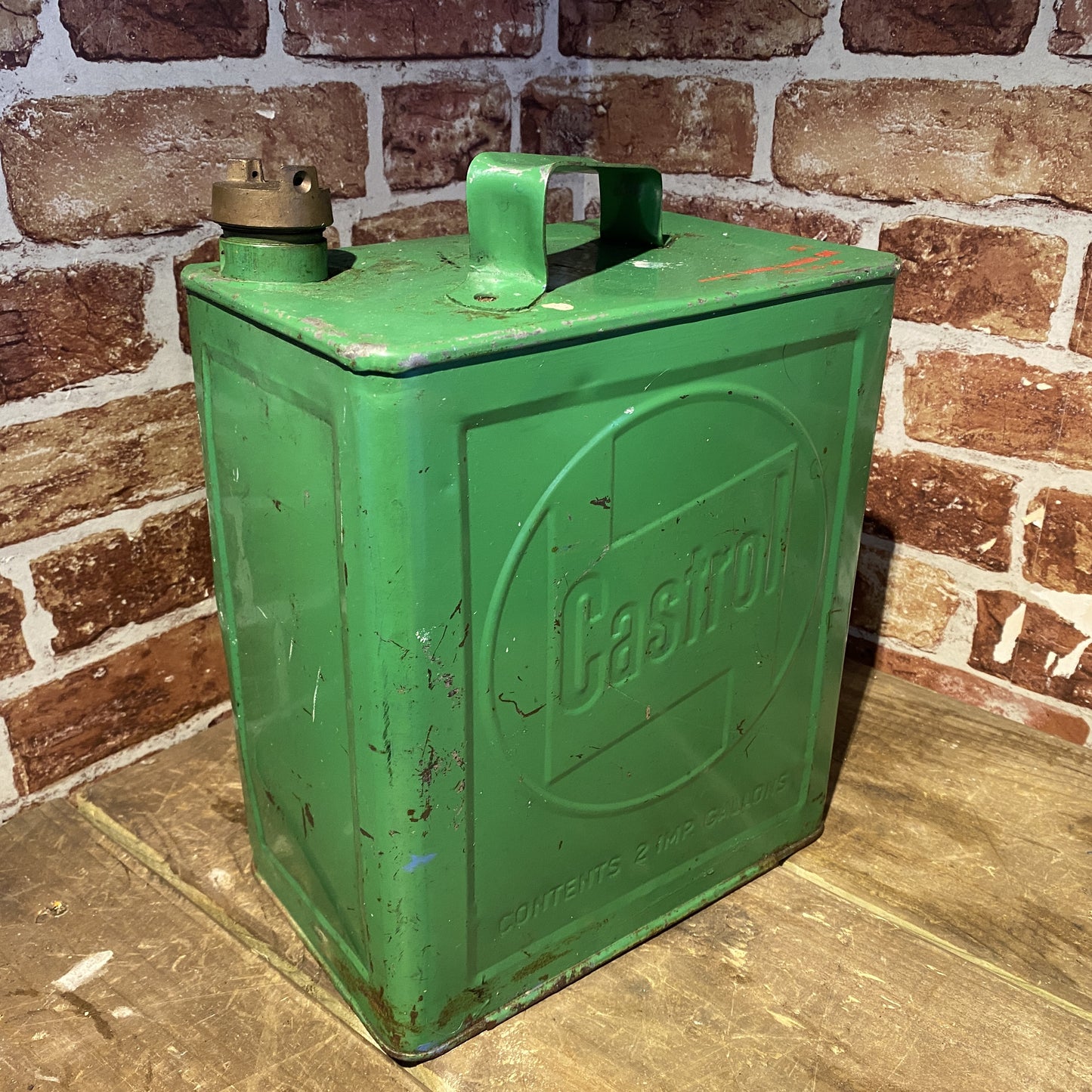 CASTROL  -  2 GALLON PETROL CAN #6066 image 1