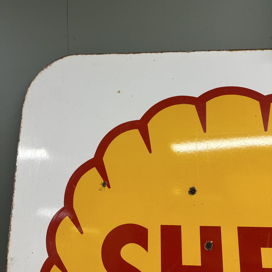 SHELL ENAMEL SIGN #08521 image 1