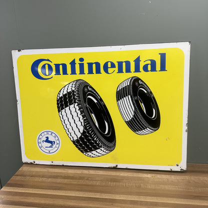 CONTINENTAL TYRES  ENAMEL SIGN #08428 image 0