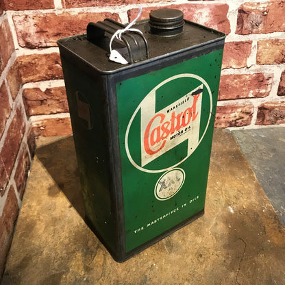VINTAGE OIL CAN - WAKEFIELD CASTROL OIL CAN - 1 GALLON #3553 image 1