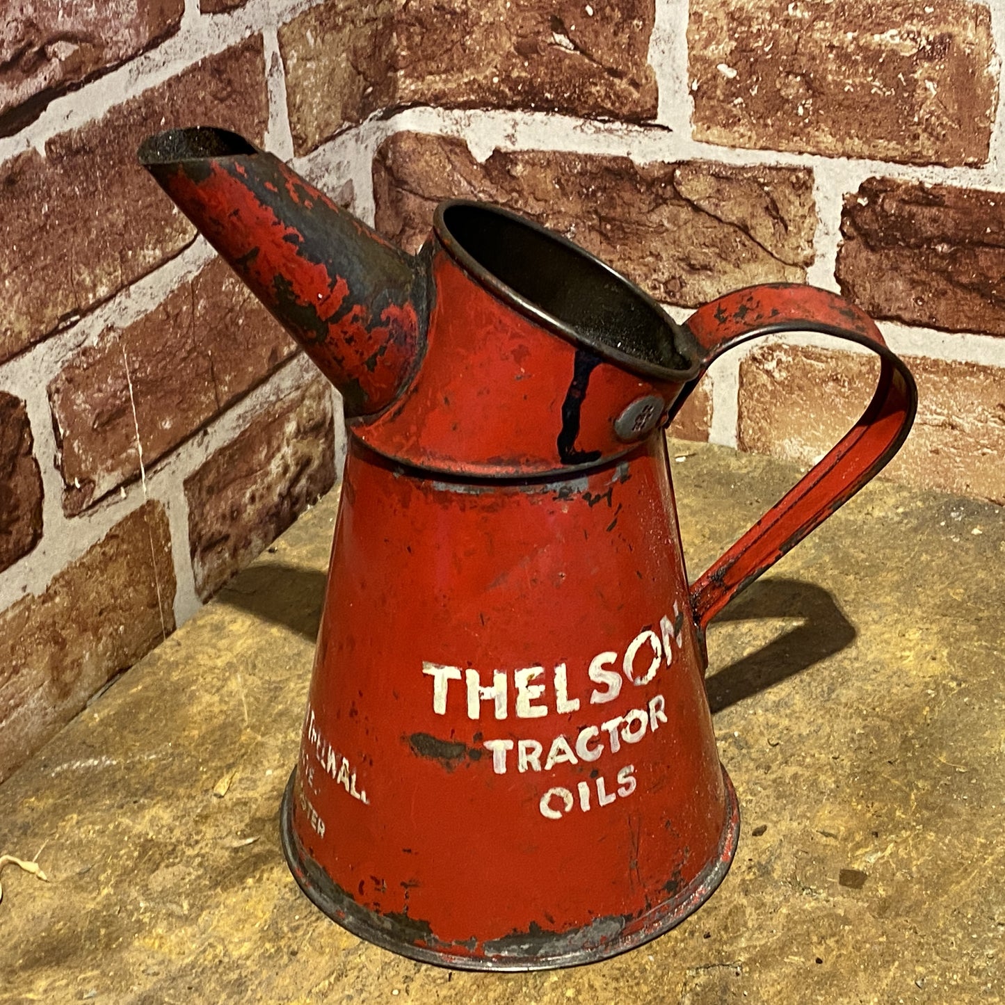 VINTAGE OIL POURER - THELSON OIL POURER - AUTOMOBILIA - #4653 image 0