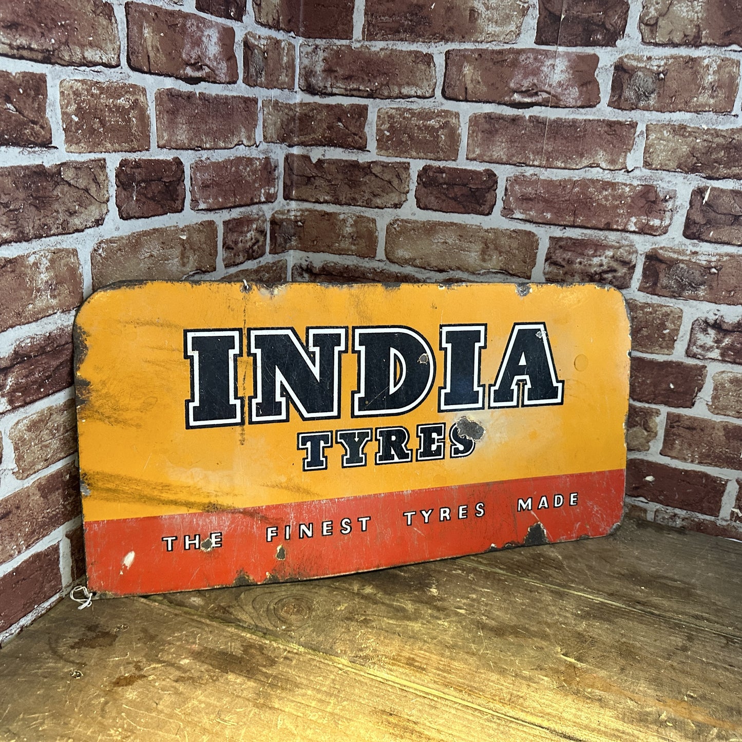 INDIA TYRES SIGN #6398 image 0