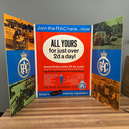 RAC HARDBOARD SIGN #08490 image 0