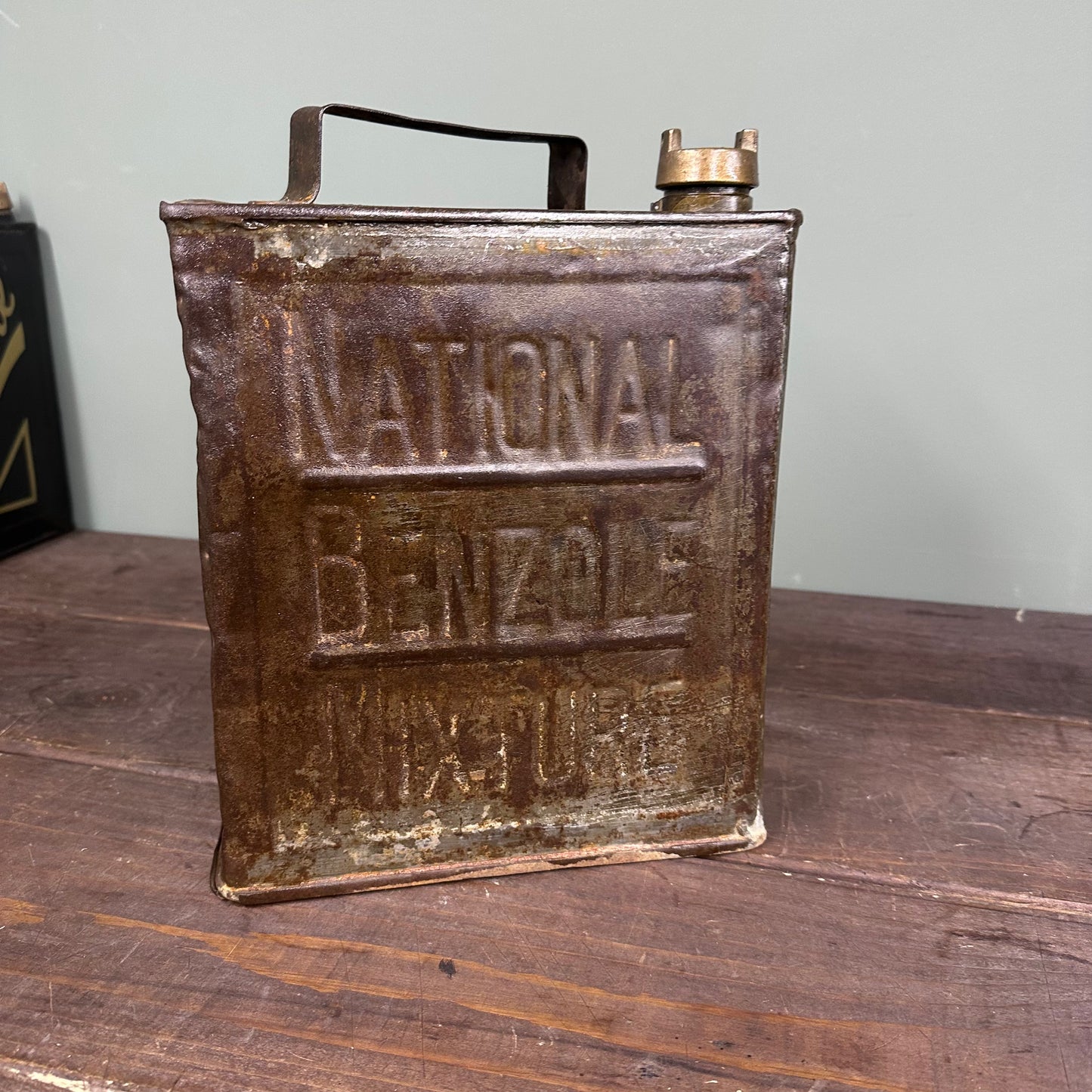 NATIONAL BENZOIL PETROL CAN  #08712 image 3