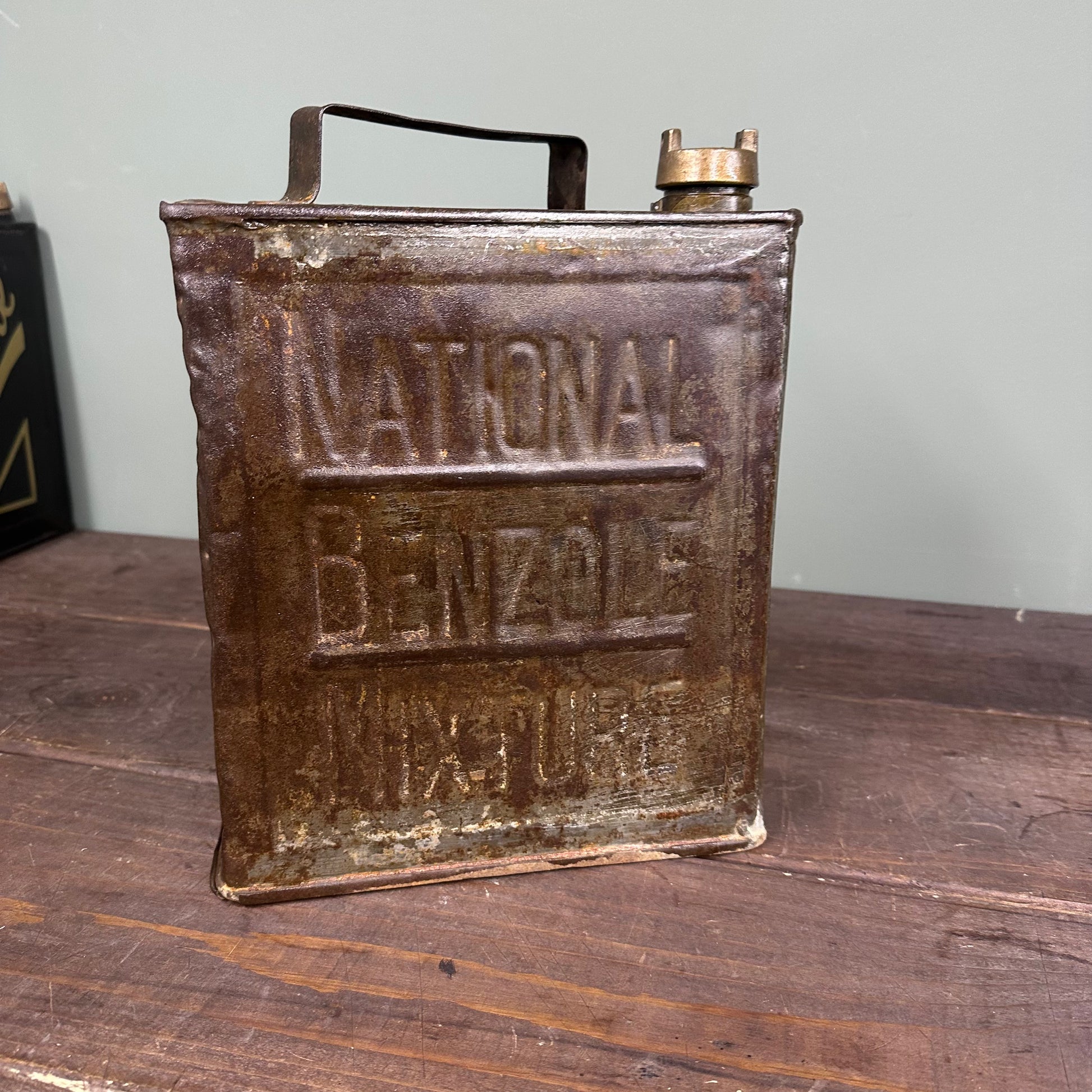 NATIONAL BENZOIL PETROL CAN  #08712 image 3