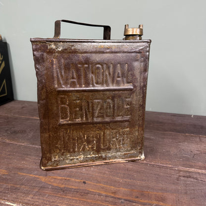 NATIONAL BENZOIL PETROL CAN  #08712 image 3