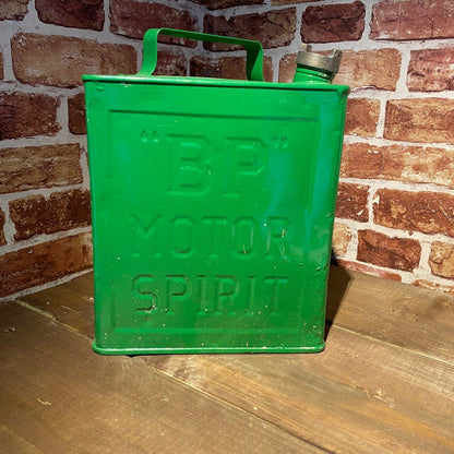 BP MOTOR SPIRIT 2 GALLON PETROL CAN #5207 image 0