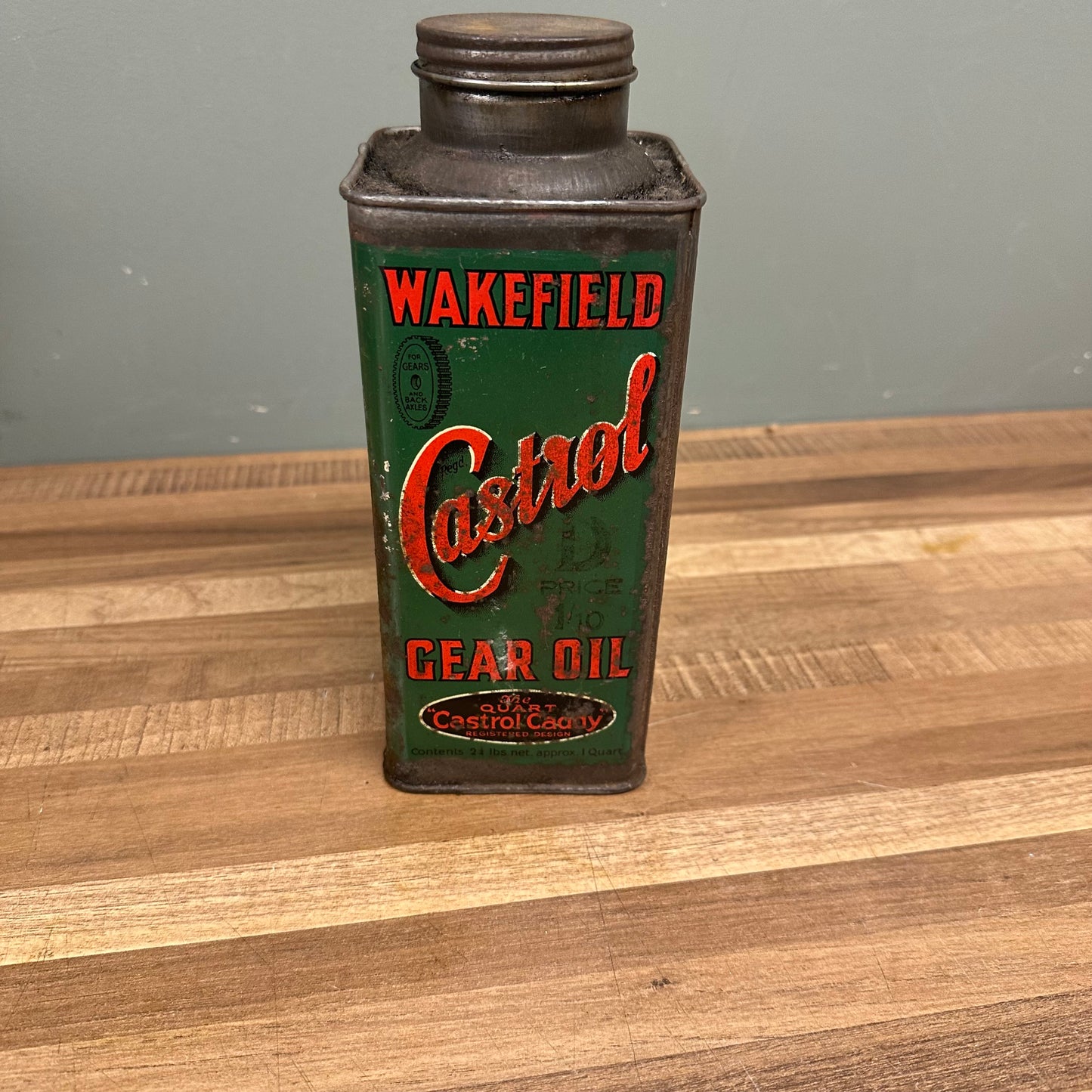CASTROL GEAR OIL CAN #08498 image 0
