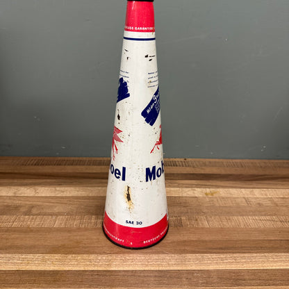 MOBILOEL "A" OIL CAN   #08466 image 2