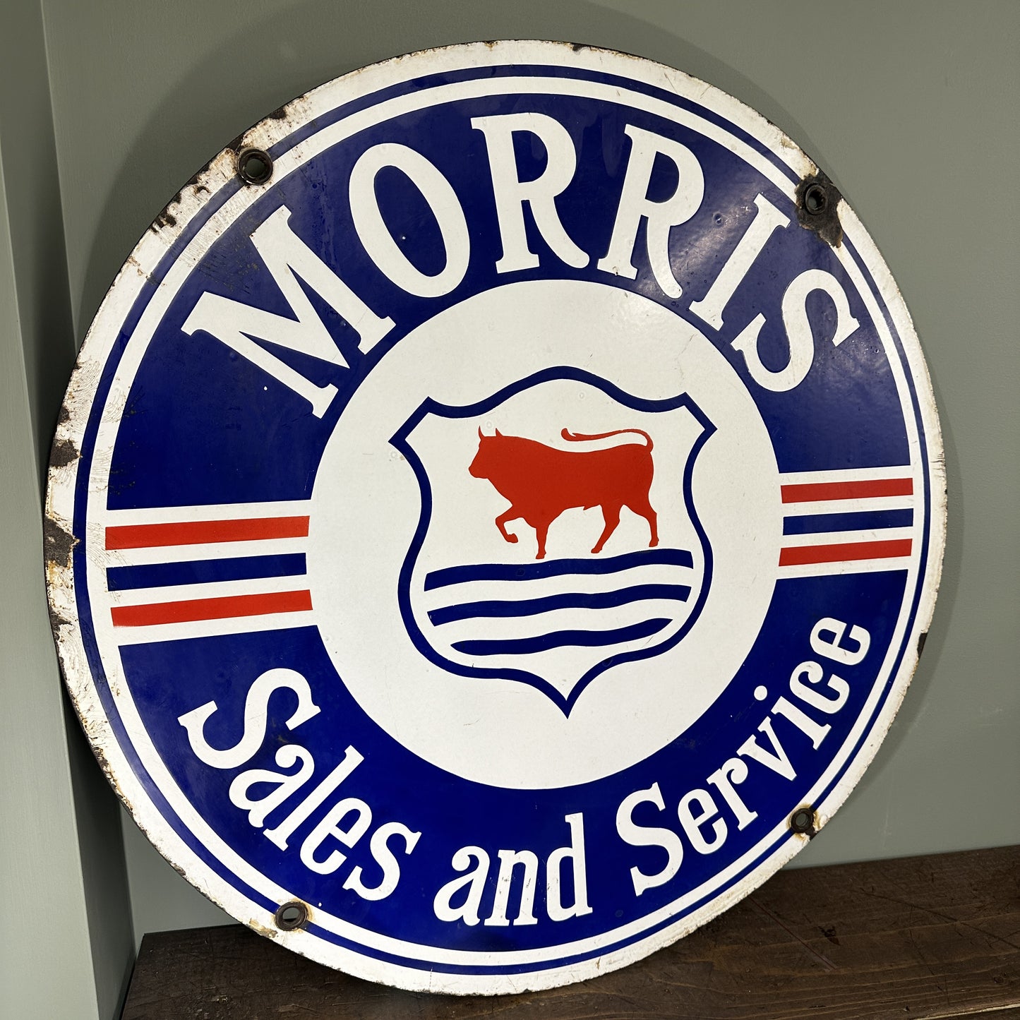 MORRIS SIGN #08120 image 1