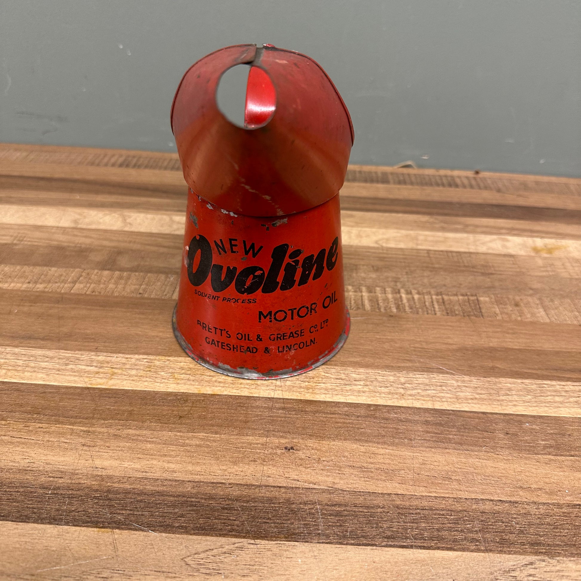 NEW OVOLINE OIL JUG  #08456 image 0