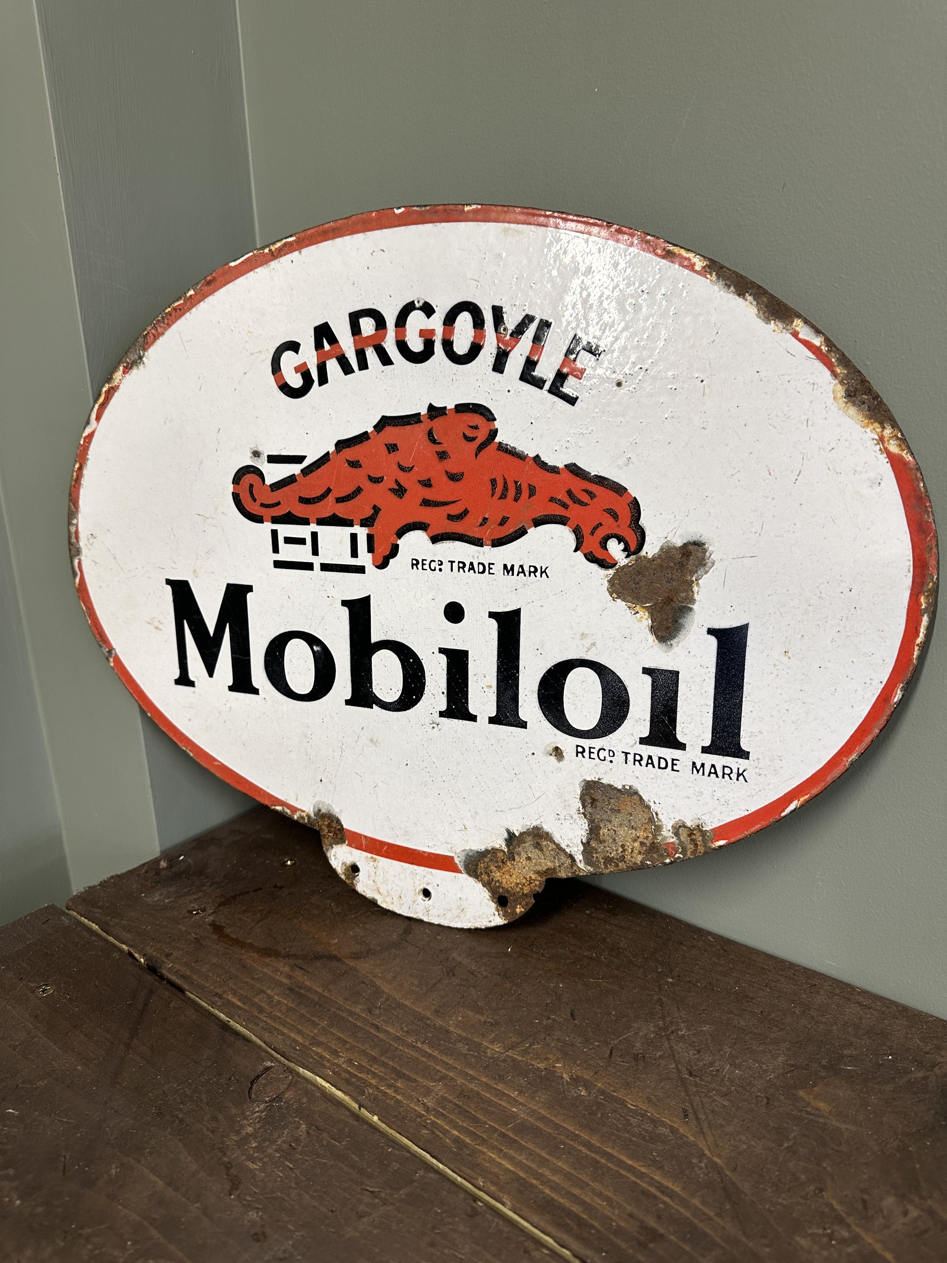 MOBILOIL SIGN #08166 image 2