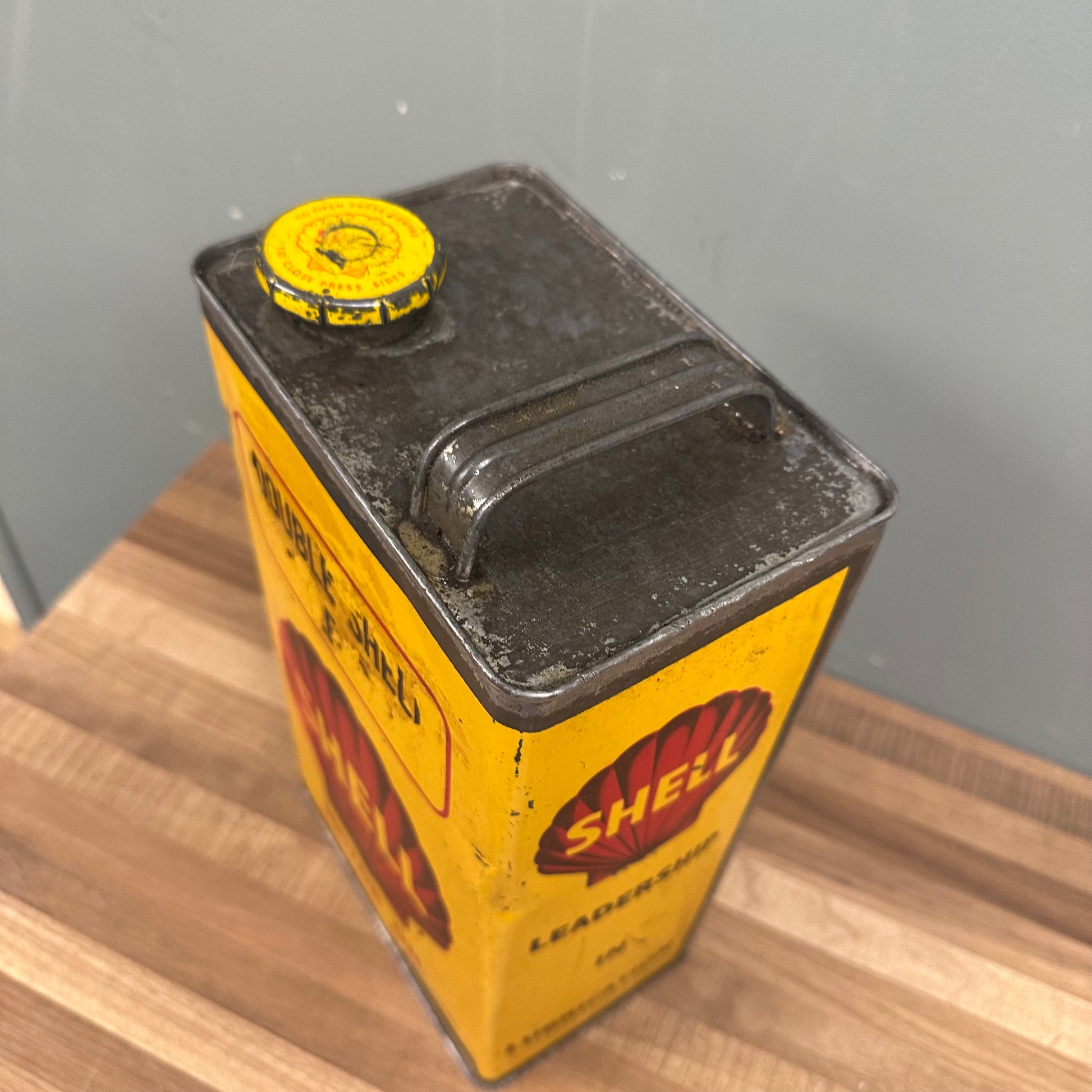 DOUBLE SHELL OIL CAN  #08473 image 4