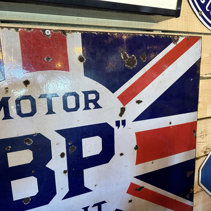 BP MOTOR SPIRIT UNION JACK SIGN #06298 image 2
